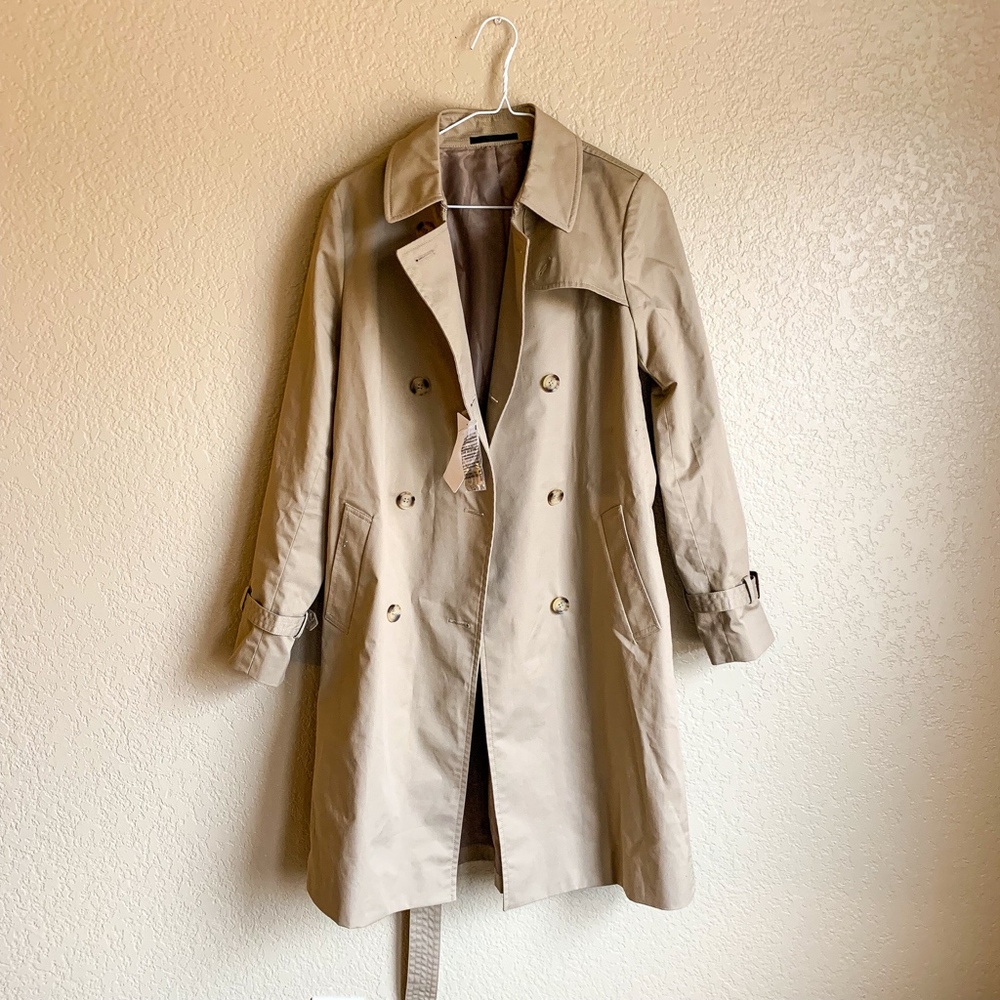 UNIQLO trench coat in beige size Small